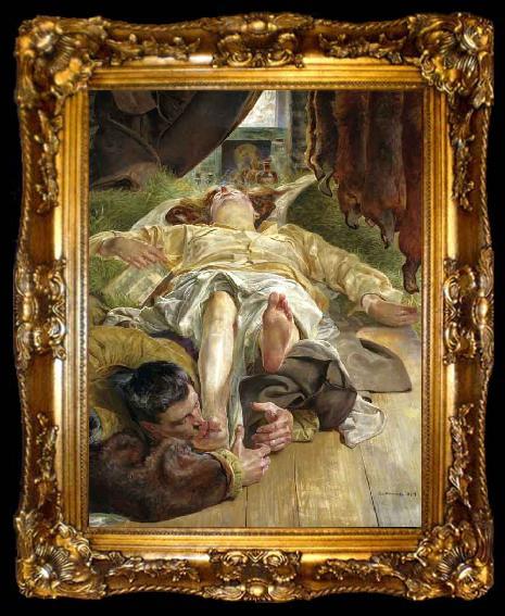 framed  Jacek Malczewski Death of Ellenai, ta009-2